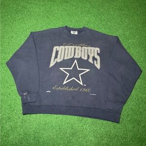 Vintage 90s Dallas Cowboys Crewneck, Lee Sport Sweatshirt, Football NFL (XXL)